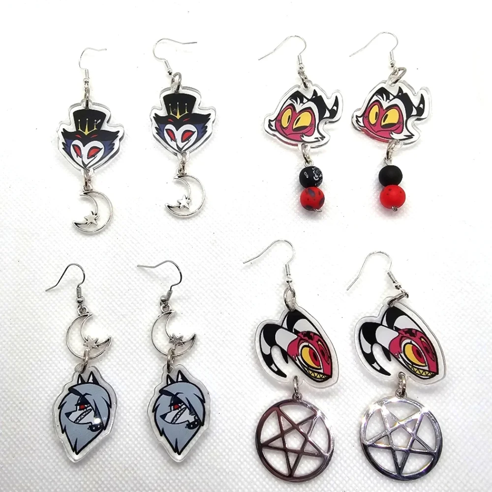 Helluvaboss Earrings! Blitz‎ Stolas Loona Moxie - Handmade Hypoallergenic